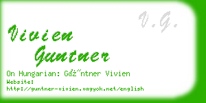 vivien guntner business card